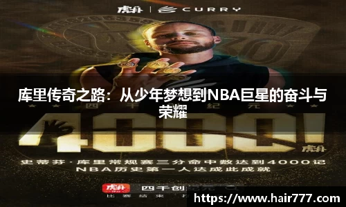 库里传奇之路：从少年梦想到NBA巨星的奋斗与荣耀